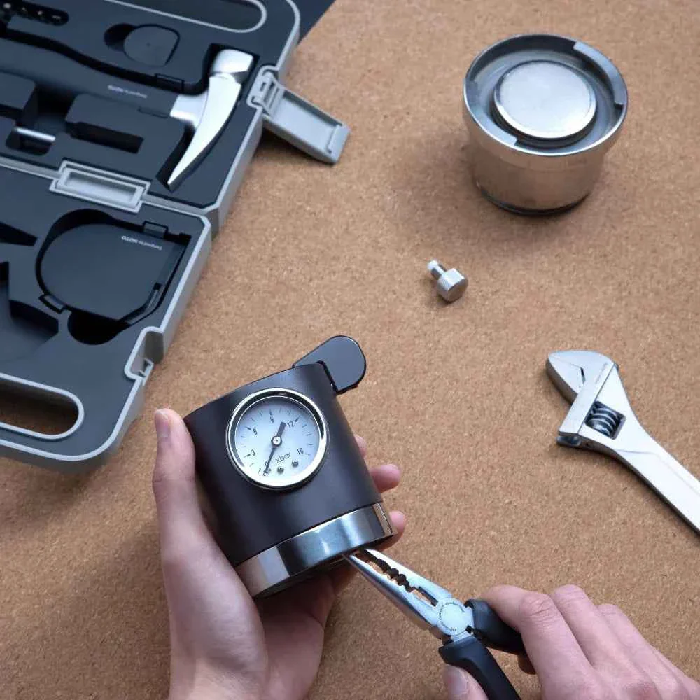 HOTO Electric Screwdriver Tool Set - 17Pcs DIY Household Power Kit with Wrench, Hammer, Tape, Plier, Knife, and Tool Box for Everyday Home Repairs(HTT0020GL / QWDGJ001) - Image 6