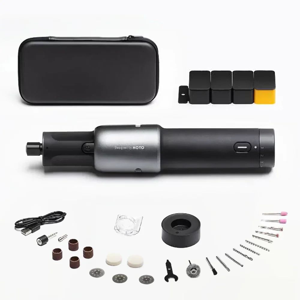 HOTO 4V 35-in-1 Cordless Rotary Tool Kit | Compact Precision Multi-Tool | Rechargeable, Lightweight & Portable | For DIY, Crafting, Engraving, Polishing & Repairs (HTE0022GL / QWLDM001) - Image 3