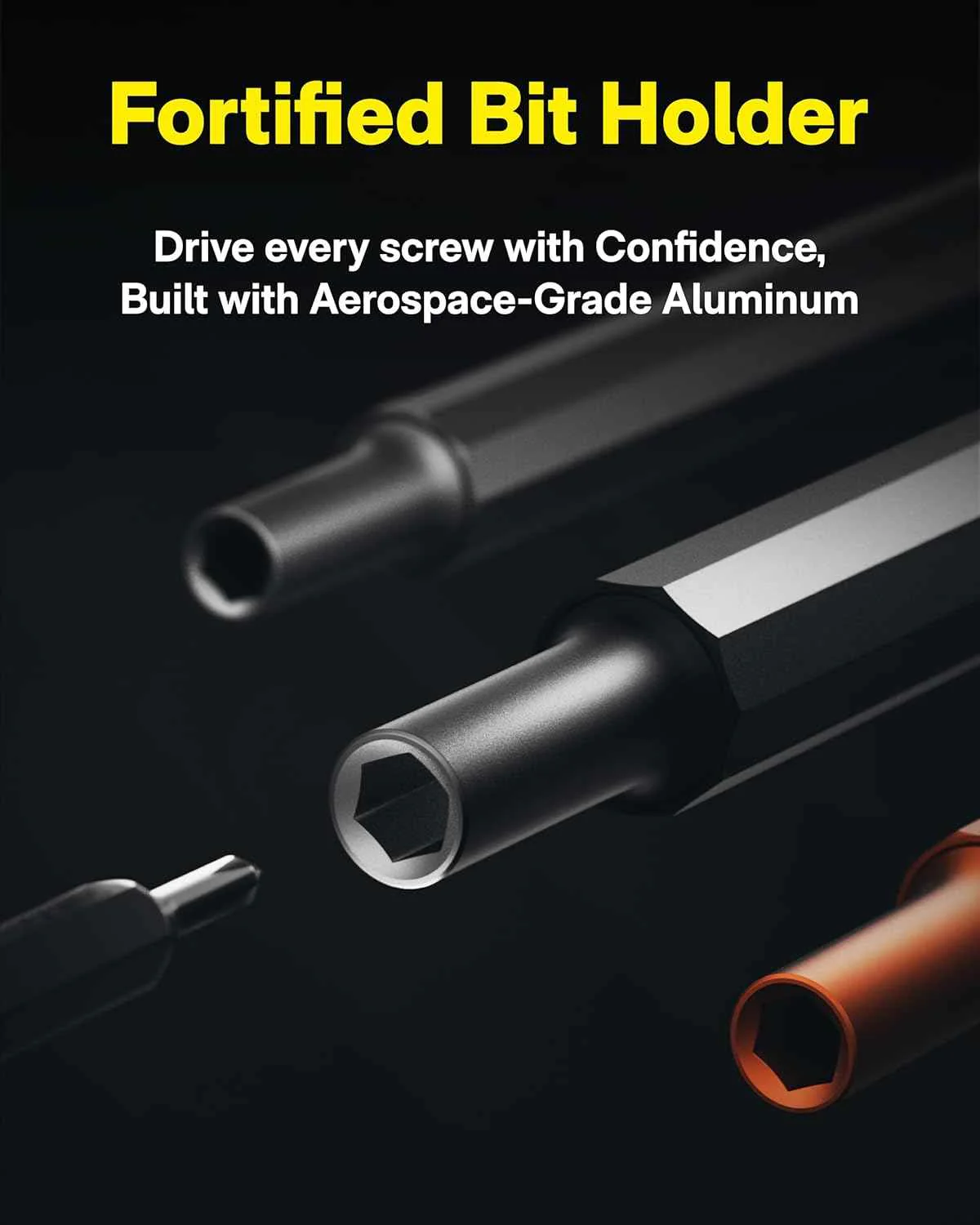 HOTO 5-in-1 Multitool Mini Screwdriver Set | Lightweight Pocket Precision Screwdriver with Magnetic Bits – Portable EDC Tool for Eyeglasses, Electronics & Small Repairs (QWLSD013) - Image 4