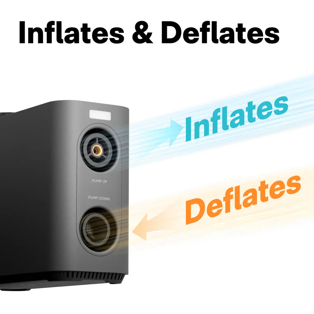 HOTO Air Pump Master – Cordless & 12 V Rechargeable Tire & Inflatable Pump, Up to 150 PSI/350 L min, 9 Smart Modes for Car, Bike, Kayak & Home Use(HOE0007GL / QWCQB002) - Image 9