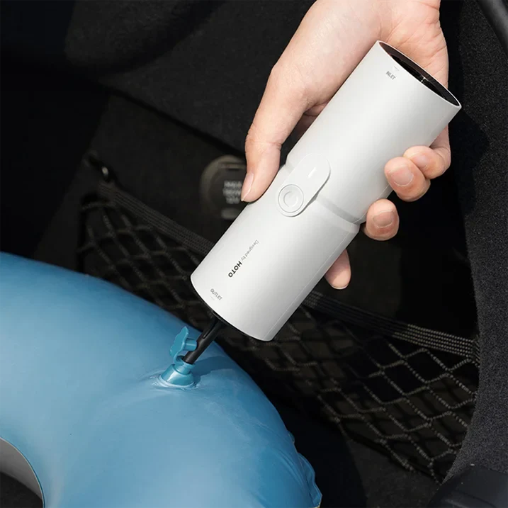 HOTO 4-in-1 Portable Mini Cordless Air Duster & Vacuum | Blow, Vacuum, Inflate & Deflate | Rechargeable High-Power Cleaner for Keyboard, Camera, Car & Home (HOE0018US-S / QWCXA001) - Image 5