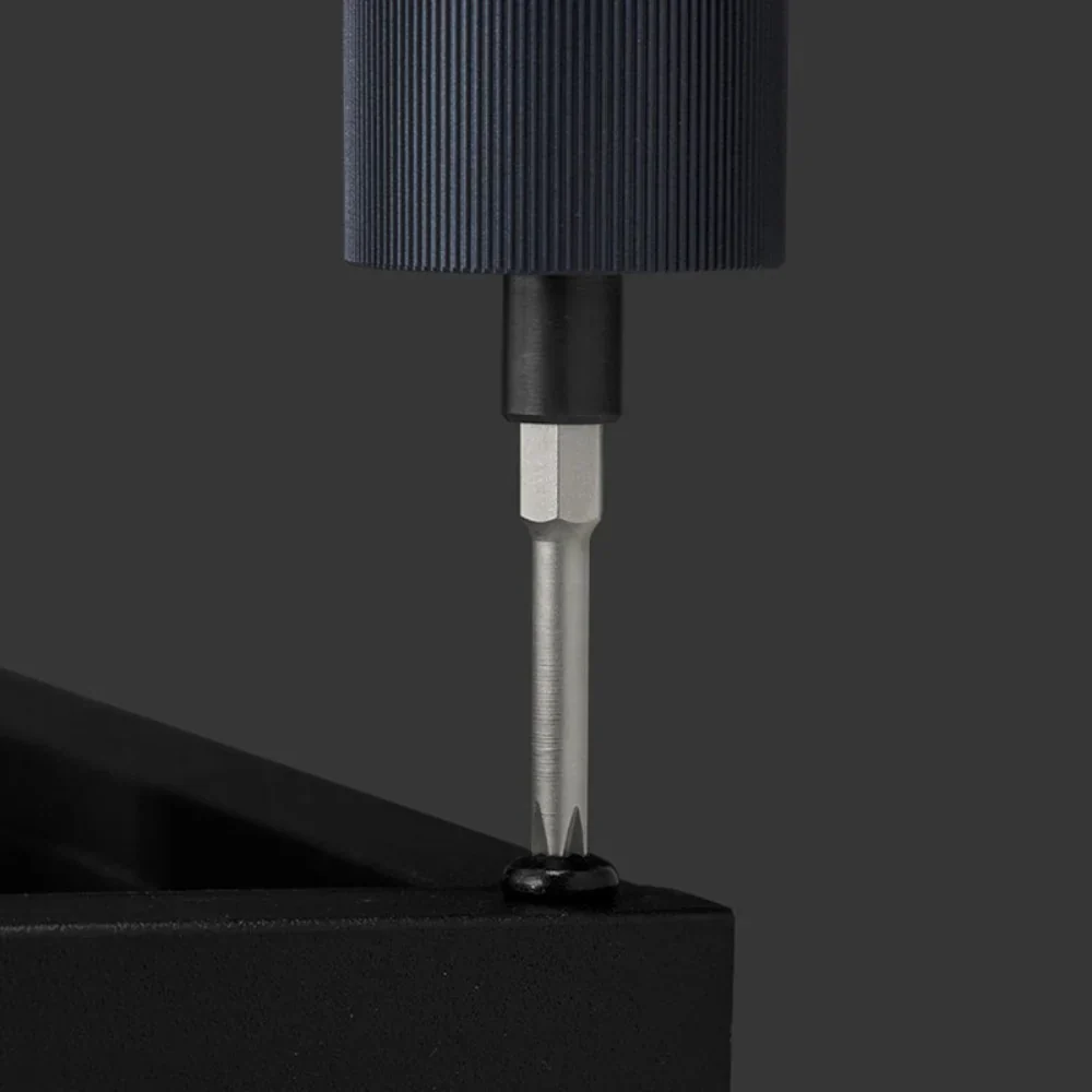 HOTO Electric Screwdriver Kit, 3.6V Cordless Screwdriver Set, Upgraded Capacity, Magnetic Case Lid, Mechanical Knob, 25 S2-steel Bits, 1500 mAh 800 Times, Manual & Electric, USB-C Charging, LED Light(HTE0028IE / QWLSD011) - Image 5