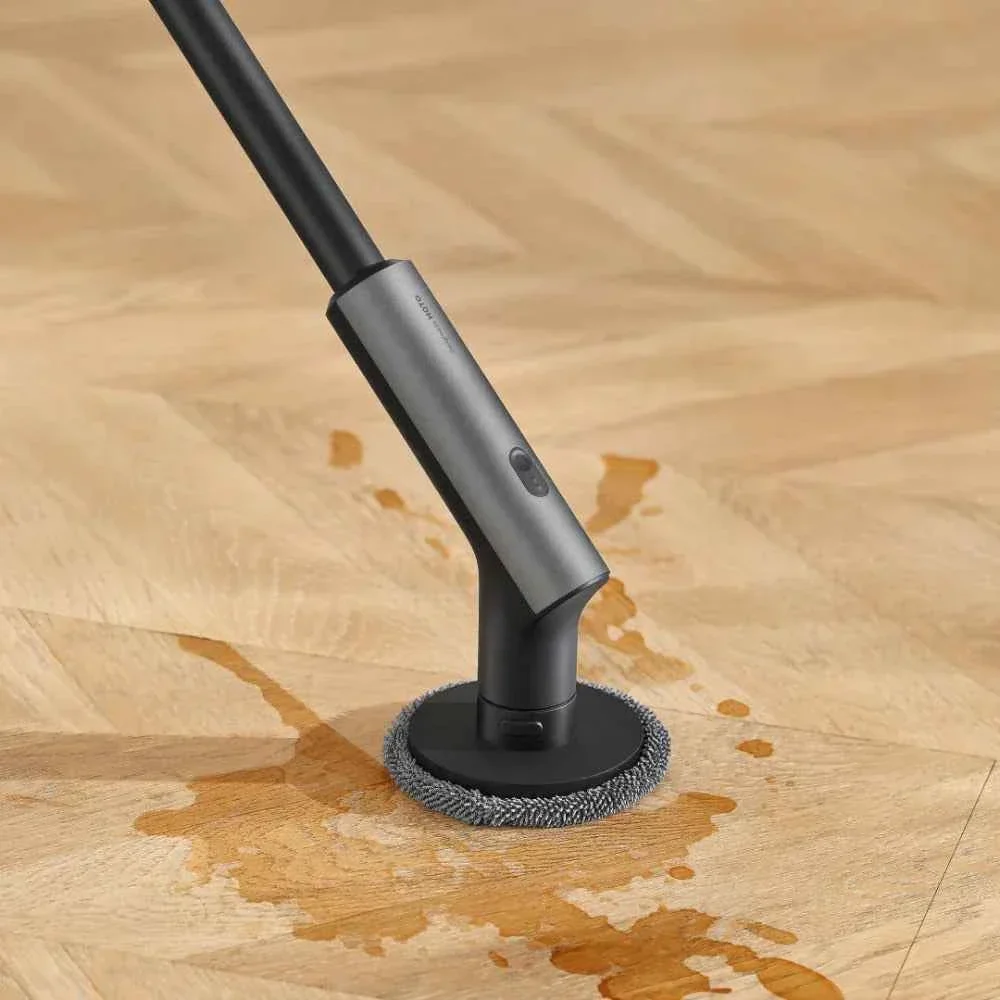 HOTO Electric Spin Scrubber – Cordless Long-Handle Cleaning Brush with 6 Replaceable Heads, IPX7 Waterproof, Up to 110 Min Runtime, for Bathroom, Floor, Tile & Kitchen(HFE0003GL / QWQJS001) - Image 5