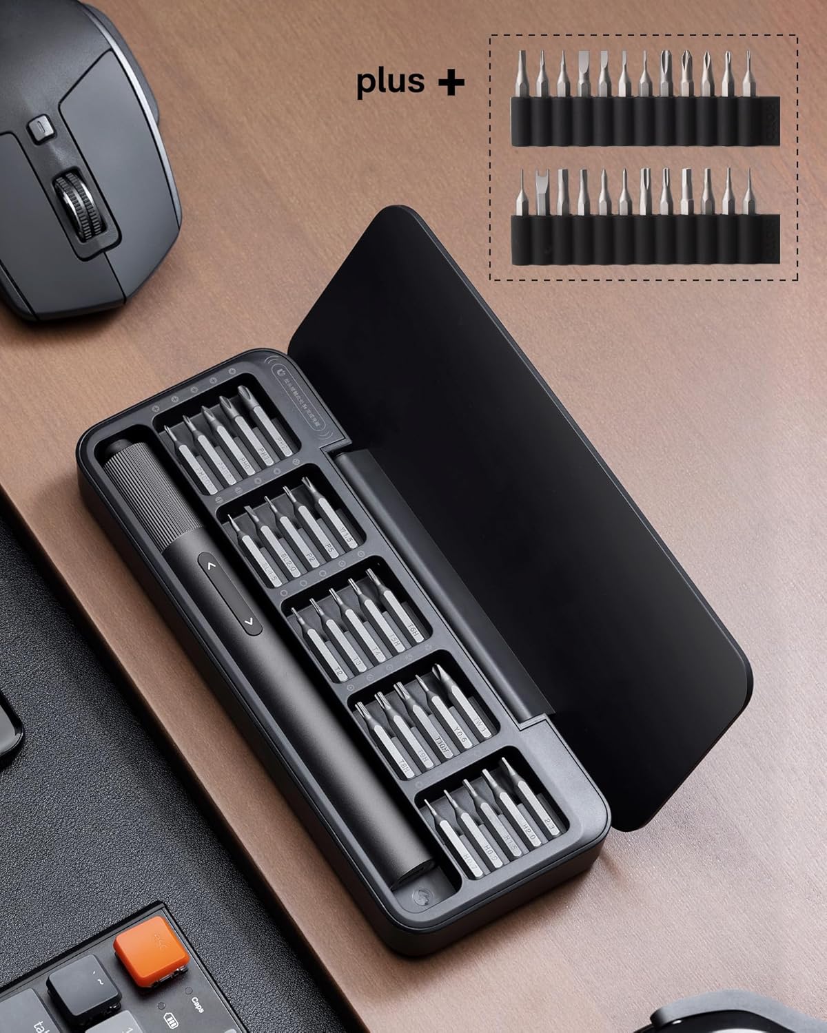 HOTO Precision Screwdriver ADV Set | 48-in-1 Magnetic Bits, Aluminum Alloy Body, Rotating Cap | Professional Repair Tool Kit for Mobile, Laptop, Watches & Electronics(HFE0013GL / QWLSA001) - Image 9