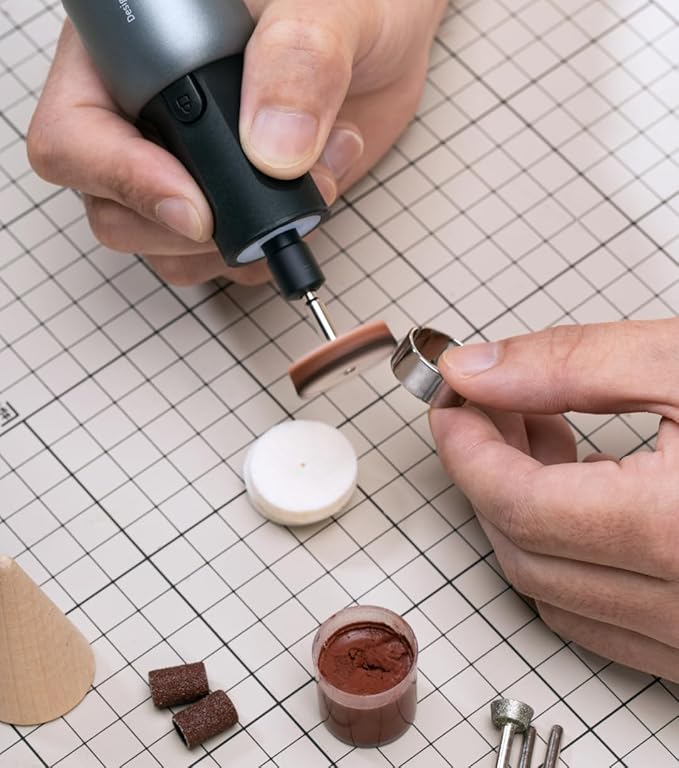 HOTO Rotary Tool Accessories Kit, 60-Piece Set for Sanding, Grinding, Cutting, Drilling, Engraving & Carving | Compatible with Rotary Tools (HTT0025GL / QWFGJ001) - Image 4