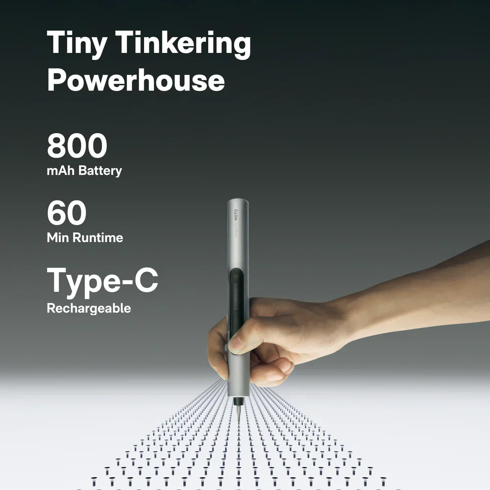 HOTO SNAPBLOQ™ S-A01 Electric Precision Screwdriver Master Set(HFE0025GL / QWLSA002) - Image 3