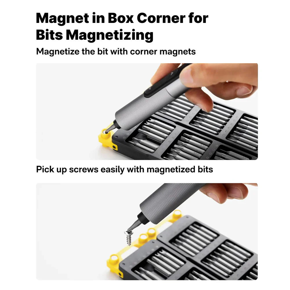 HOTO SNAPBLOQ™ S-A01 Electric Precision Screwdriver Master Set(HFE0025GL / QWLSA002) - Image 8